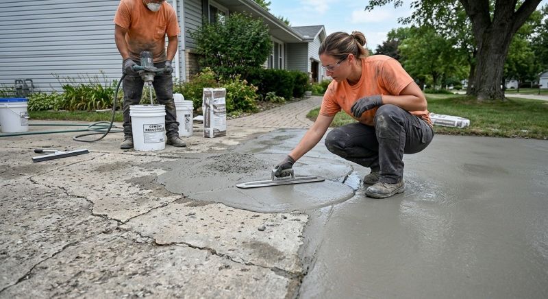 Concrete Flatwork Repair Service